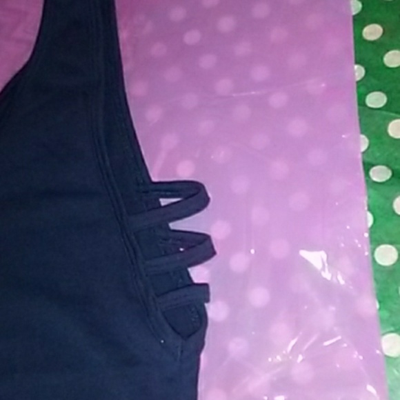 Victoria's Secret WV blue & yellow snap bodysuit - Picture 8 of 8